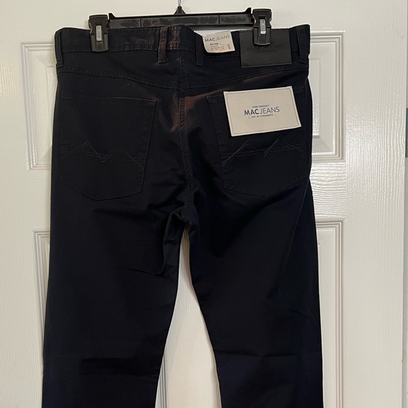 Mac Jeans Arne 5 Pocket Black Size 33x34 NWT - Picture 2 of 10